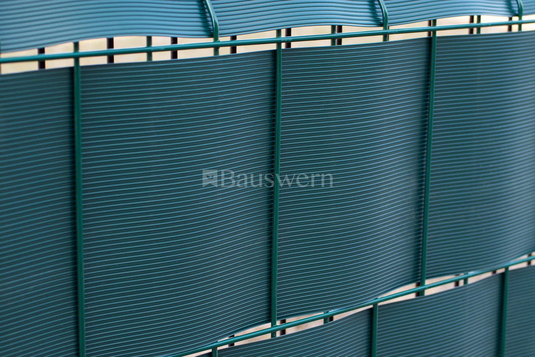 Bauswern Premium PP Privacy Screen Strips 26 x 0,19 m (700 g/m²) RAL6005 (Green)