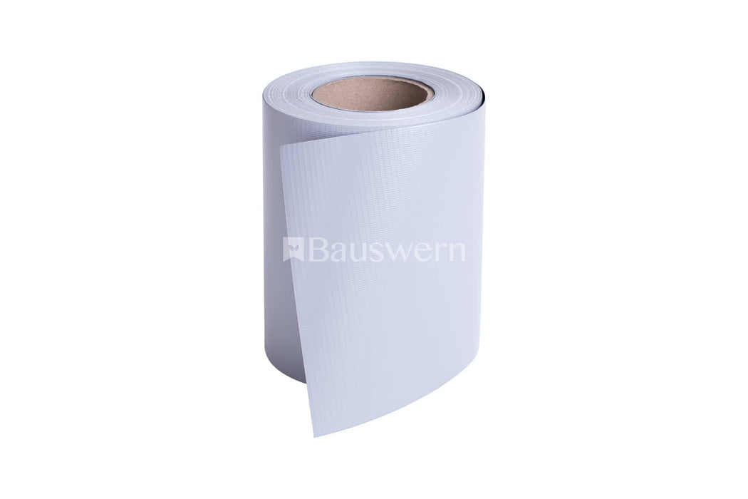 Bauswern ECO Privacy Screen Strips 35 x 0,19 m (450 g/m²) + 28 clips, RAL7040 (Light grey)