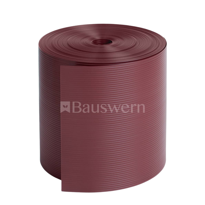Bauswern Premium PP Sichtschutzstreifen für Doppelstabmatten - 700g/m² mit 26 x 0,19 m RAL8011 (Braun)